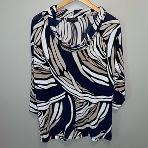 Dana Buchman Cowl Neck Blouse